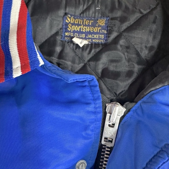 Vintage Transcona Regents Blue Bomber Jacket L - Picture 13 of 16